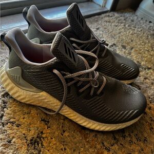 Adidas Men's Gray Athletic Sneakers